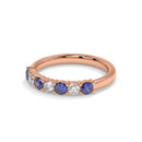 14K Rose Gold - Sapphire