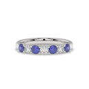 14K White Gold - Sapphire
