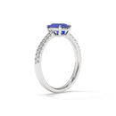 14K White Gold - Sapphire