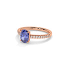 14K Rose Gold - Tanzanite