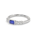 14K White Gold - Sapphire