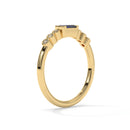 14K Yellow Gold - Sapphire
