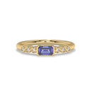 14K Yellow Gold - Tanzanite