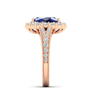 14K Rose Gold - Sapphire