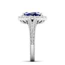 14K White Gold - Sapphire