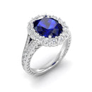 14K White Gold - Sapphire