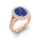 14K Rose Gold - Tanzanite