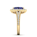 14K Yellow Gold - Tanzanite
