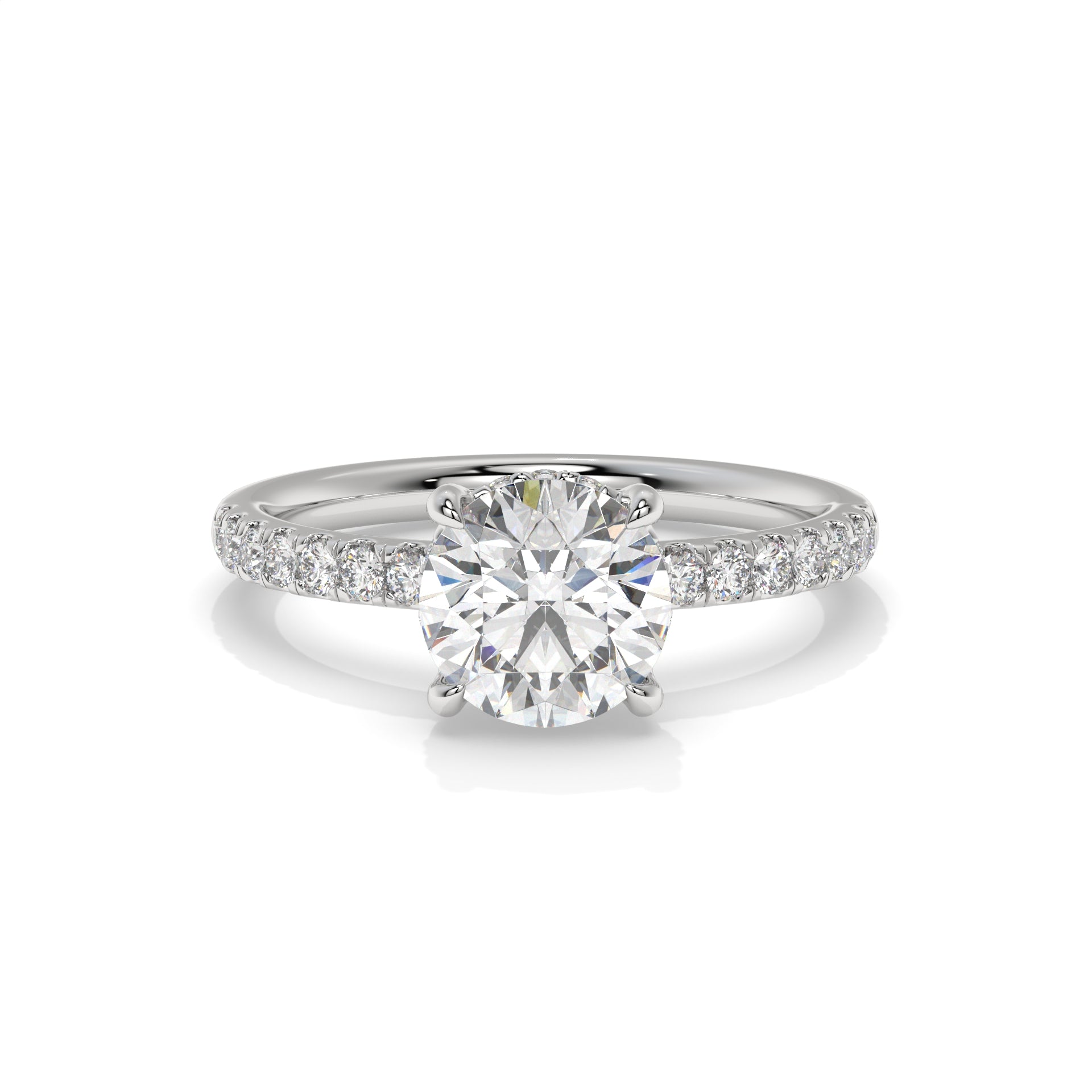 14K White Gold - 1.80