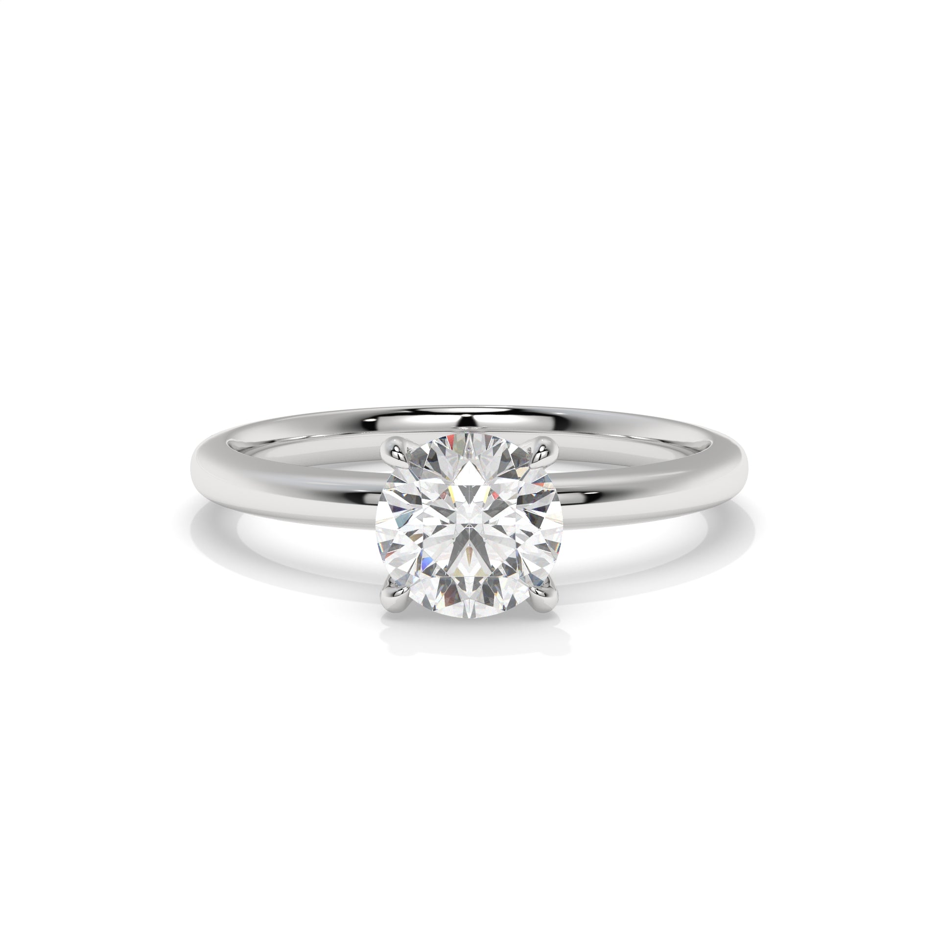 18K White Gold - 1.05