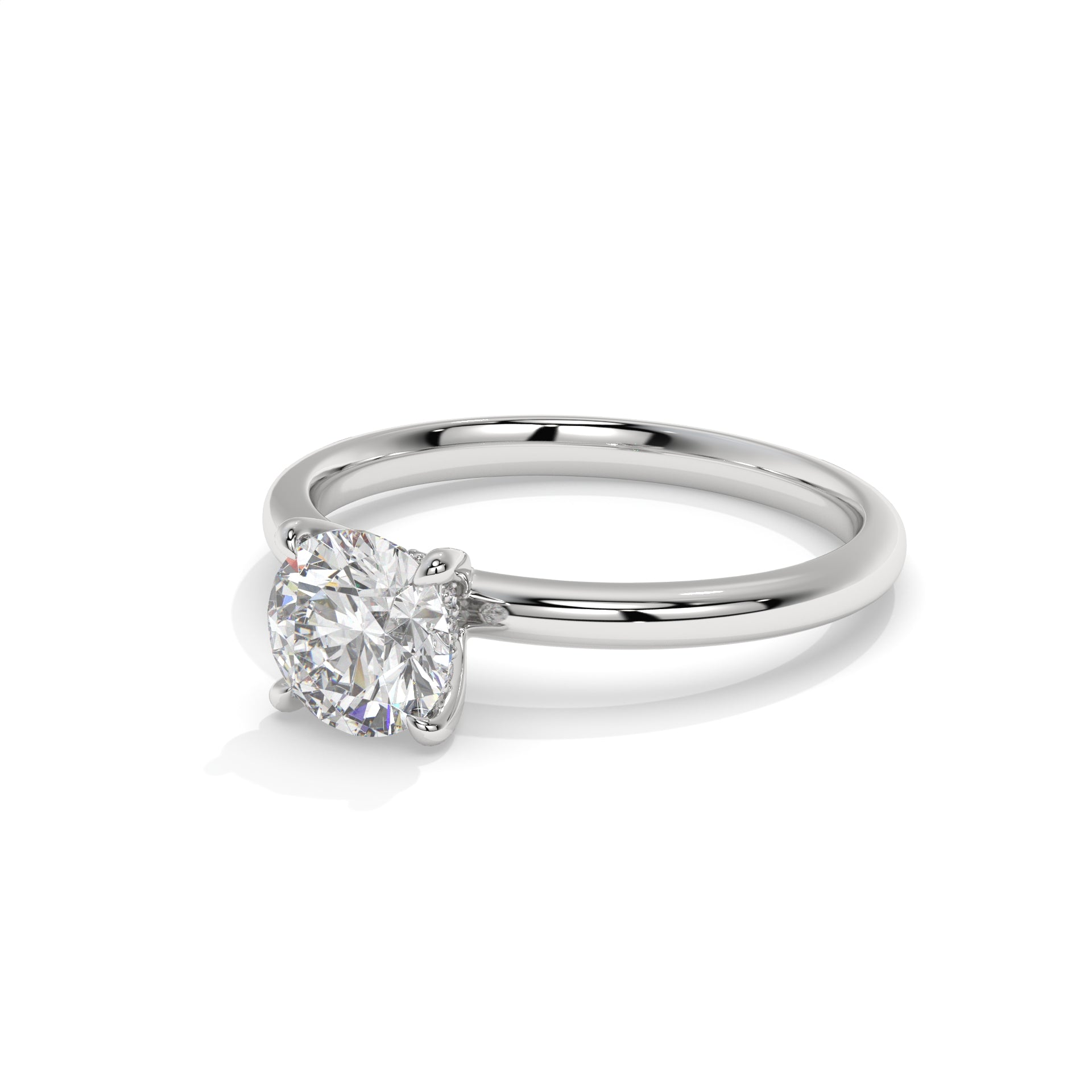 14K White Gold - 1.05