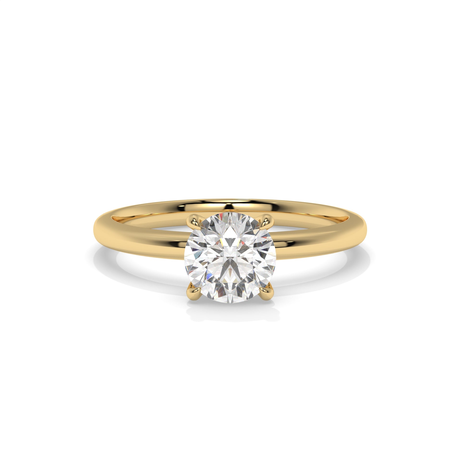 14K Yellow Gold - 1.05