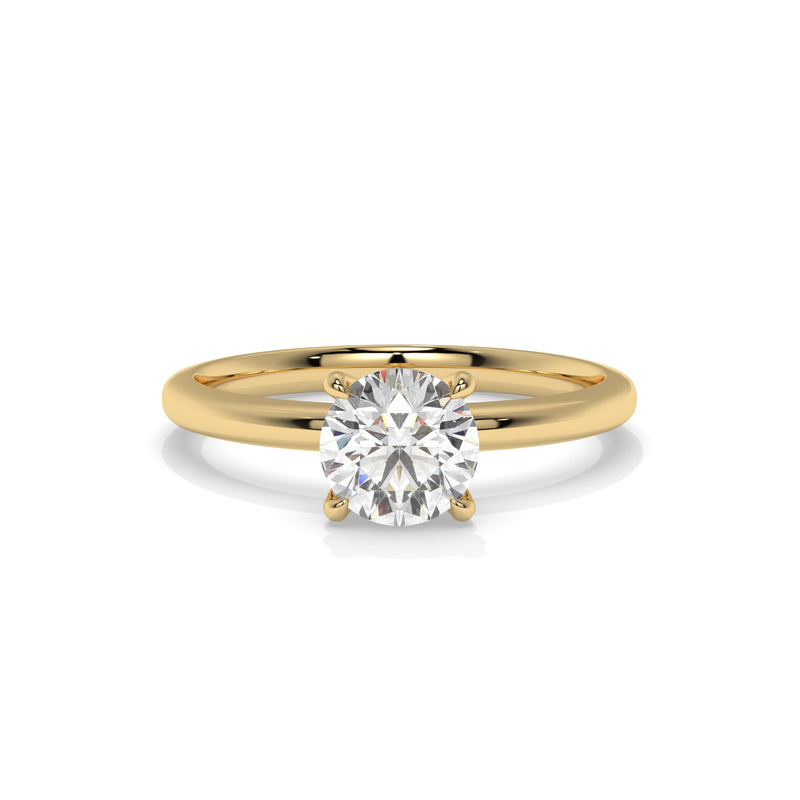 18K Yellow Gold - 1.05