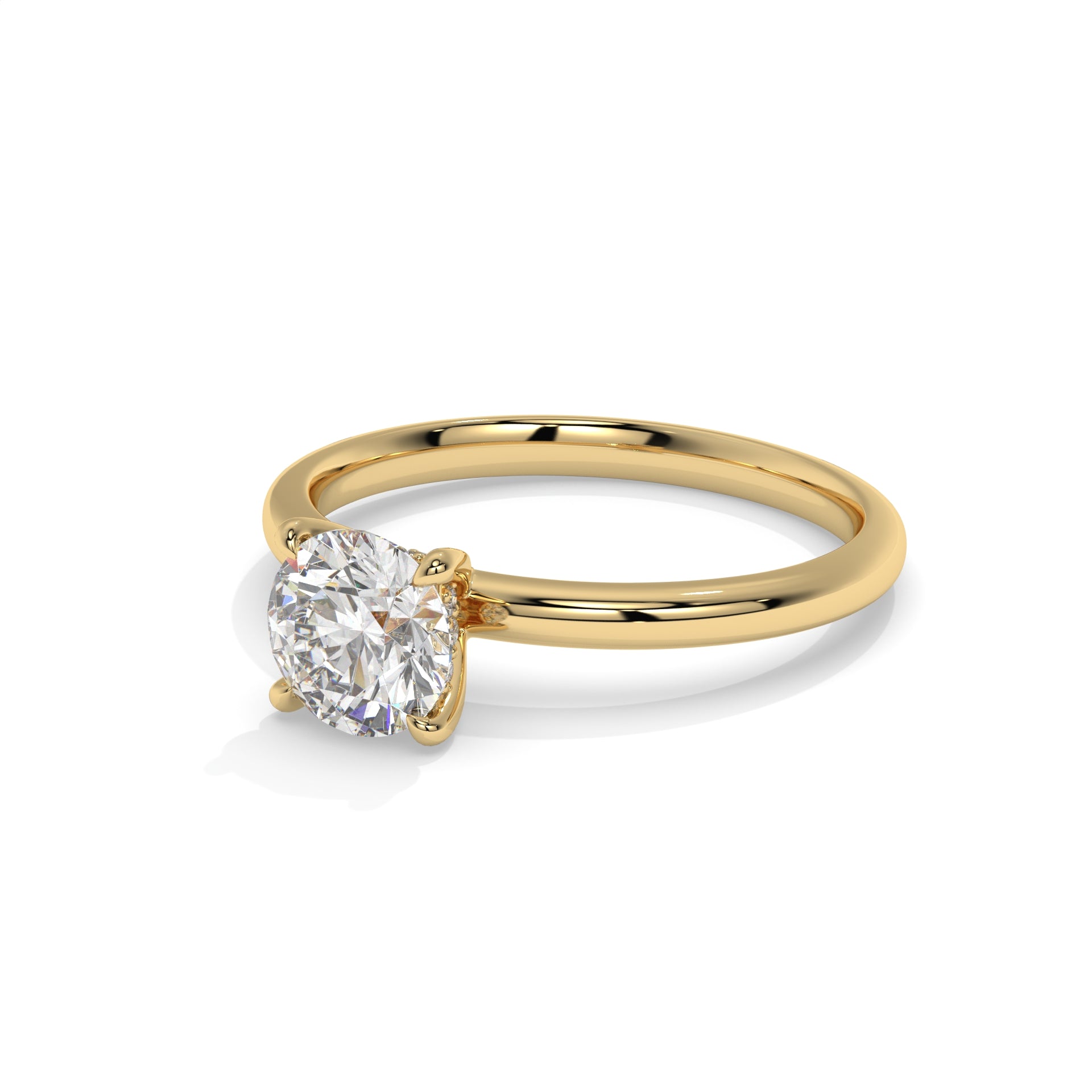 18K Yellow Gold - 1.05