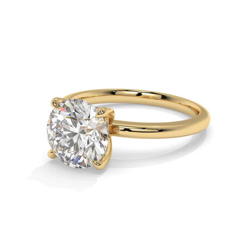 18K Yellow Gold - 3.05