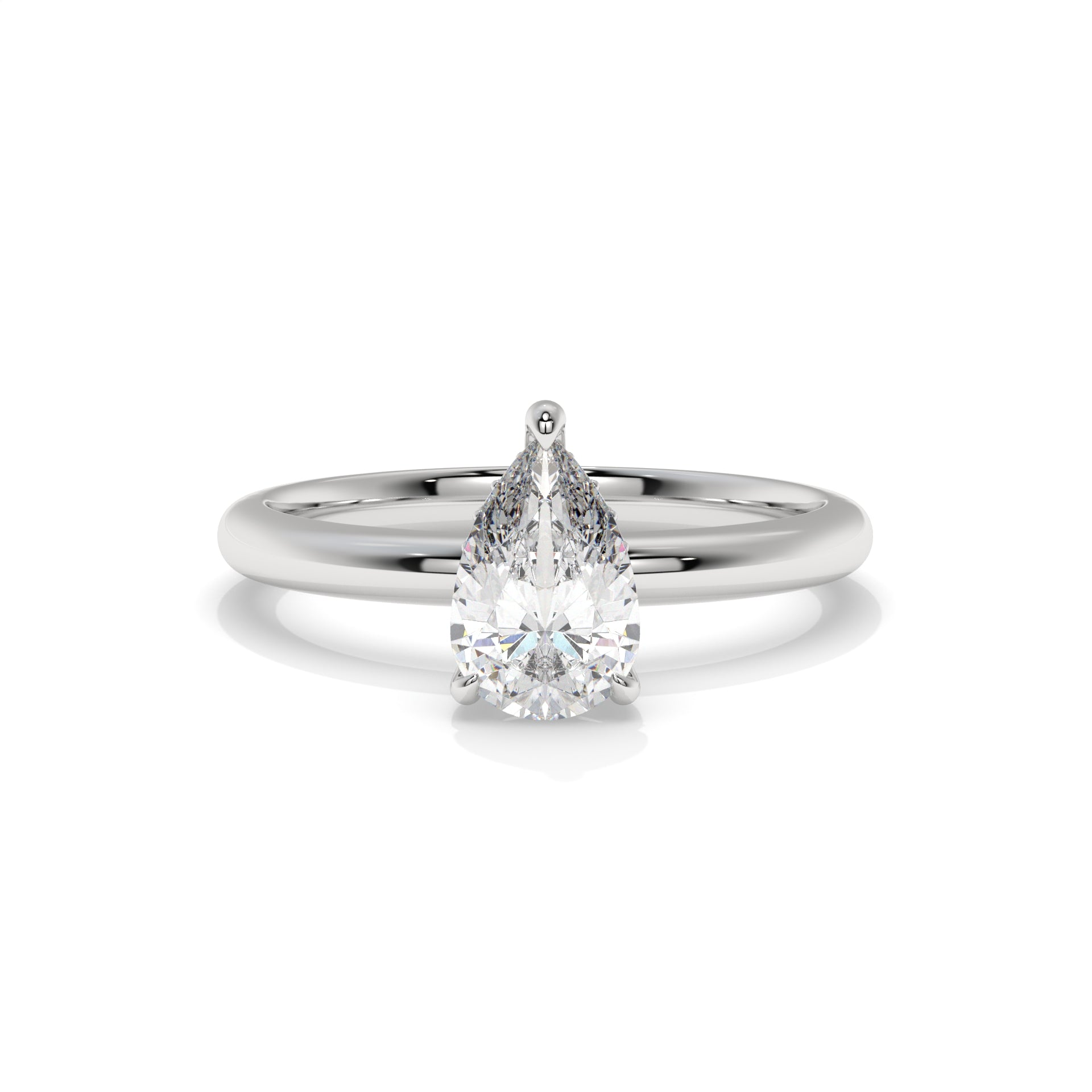 18K White Gold - 1.05