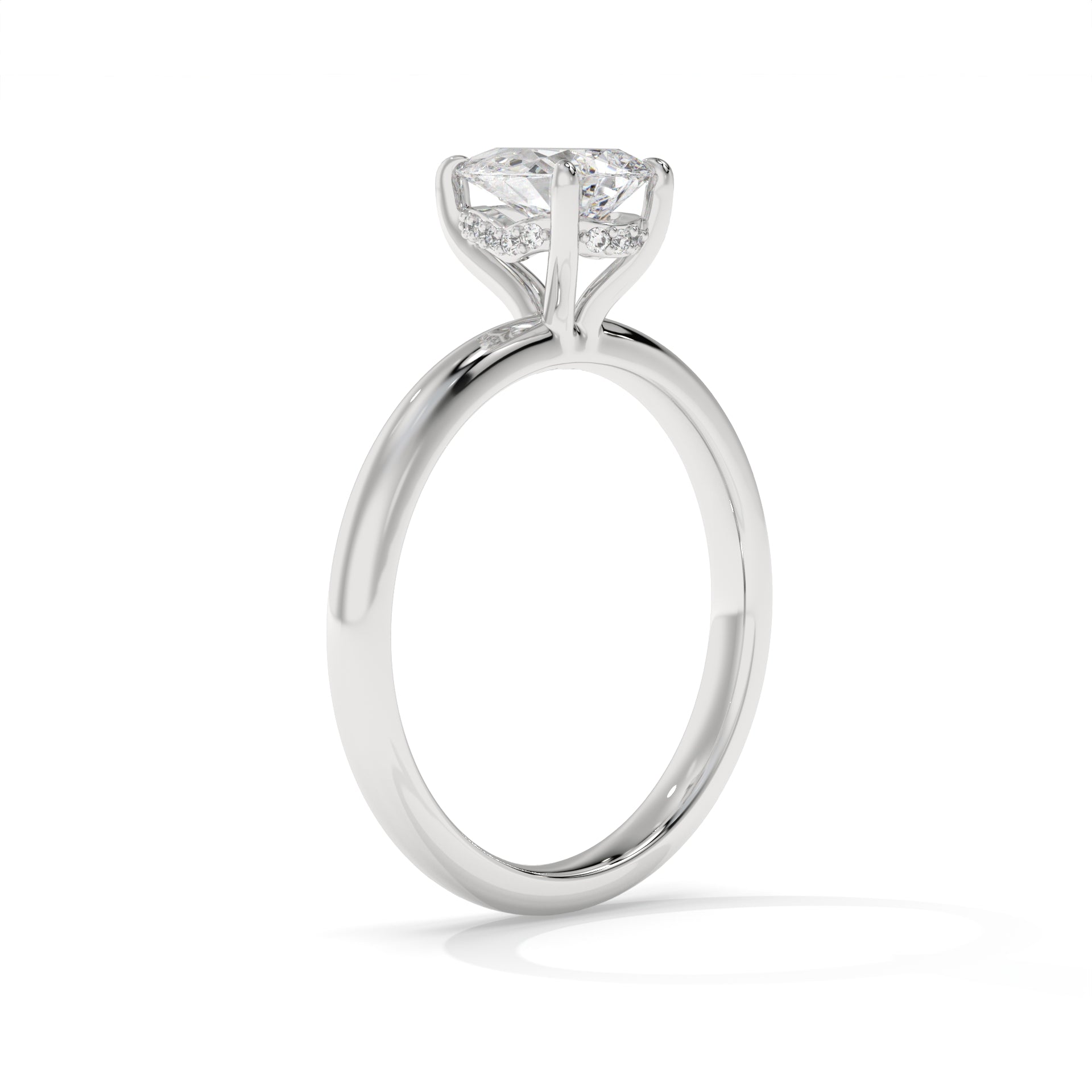 14K White Gold - 1.05