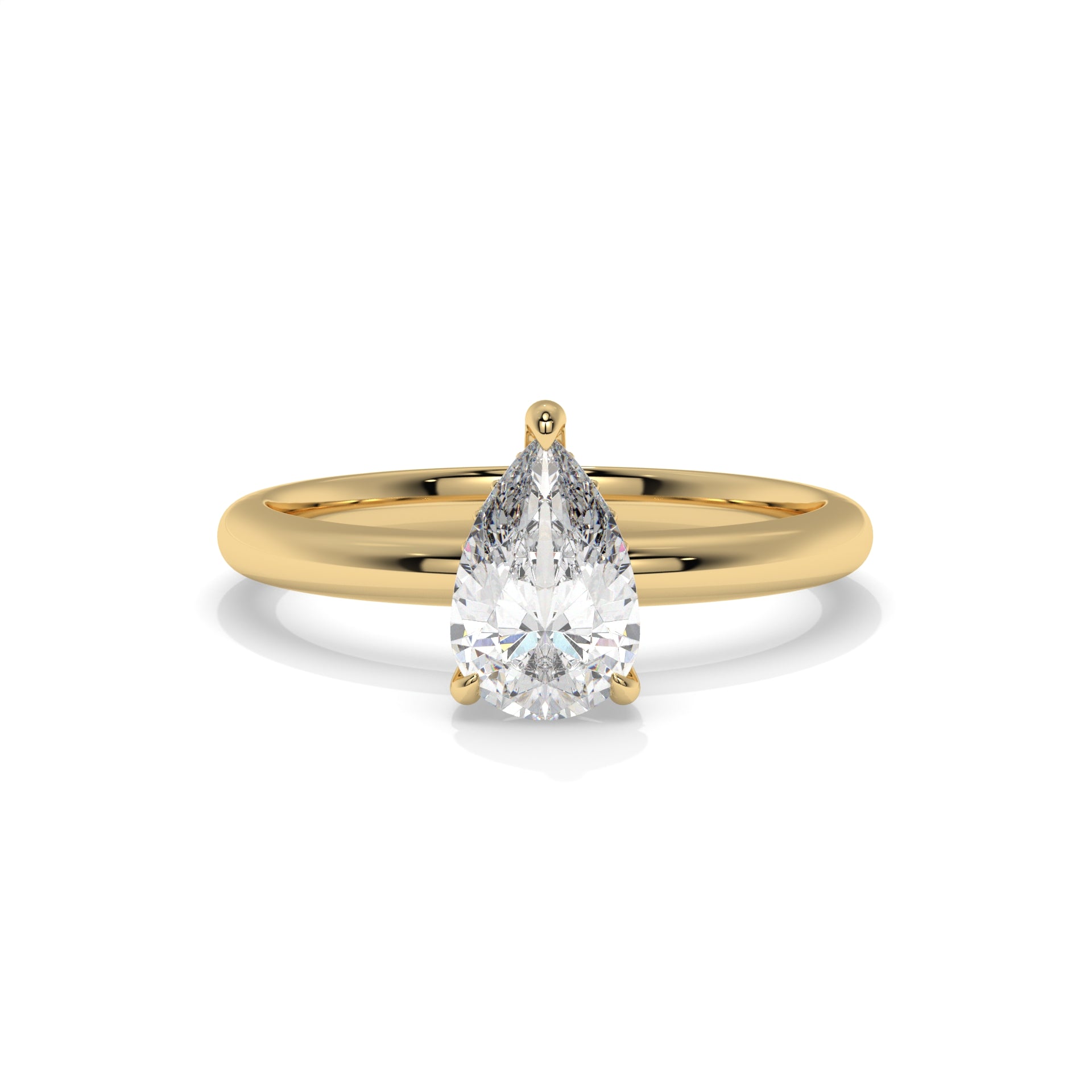 18K Yellow Gold - 1.05