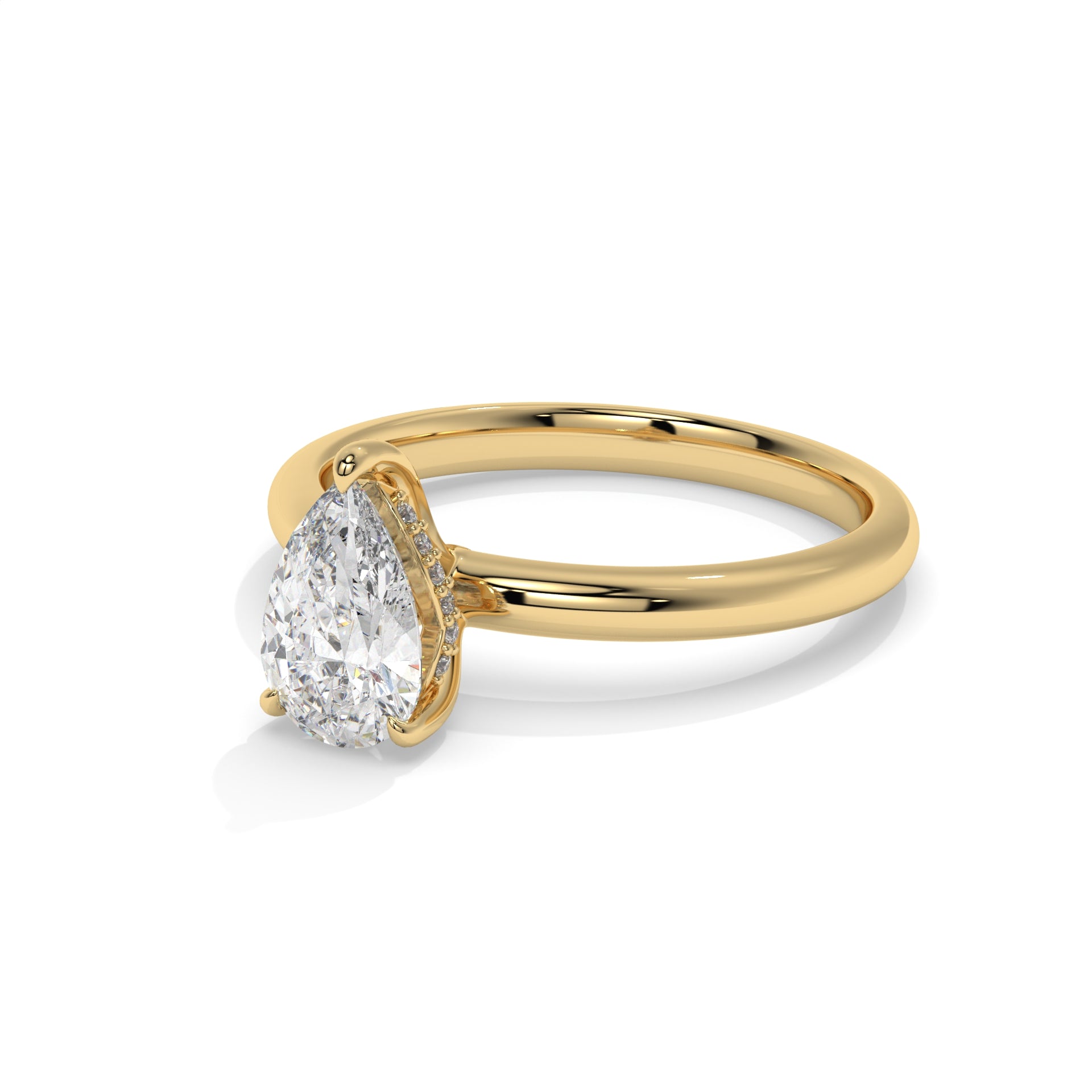 18K Yellow Gold - 1.05
