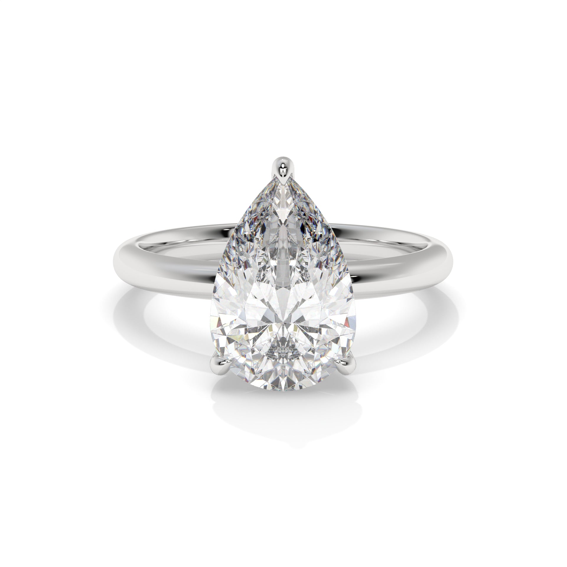 14K White Gold - 3.10