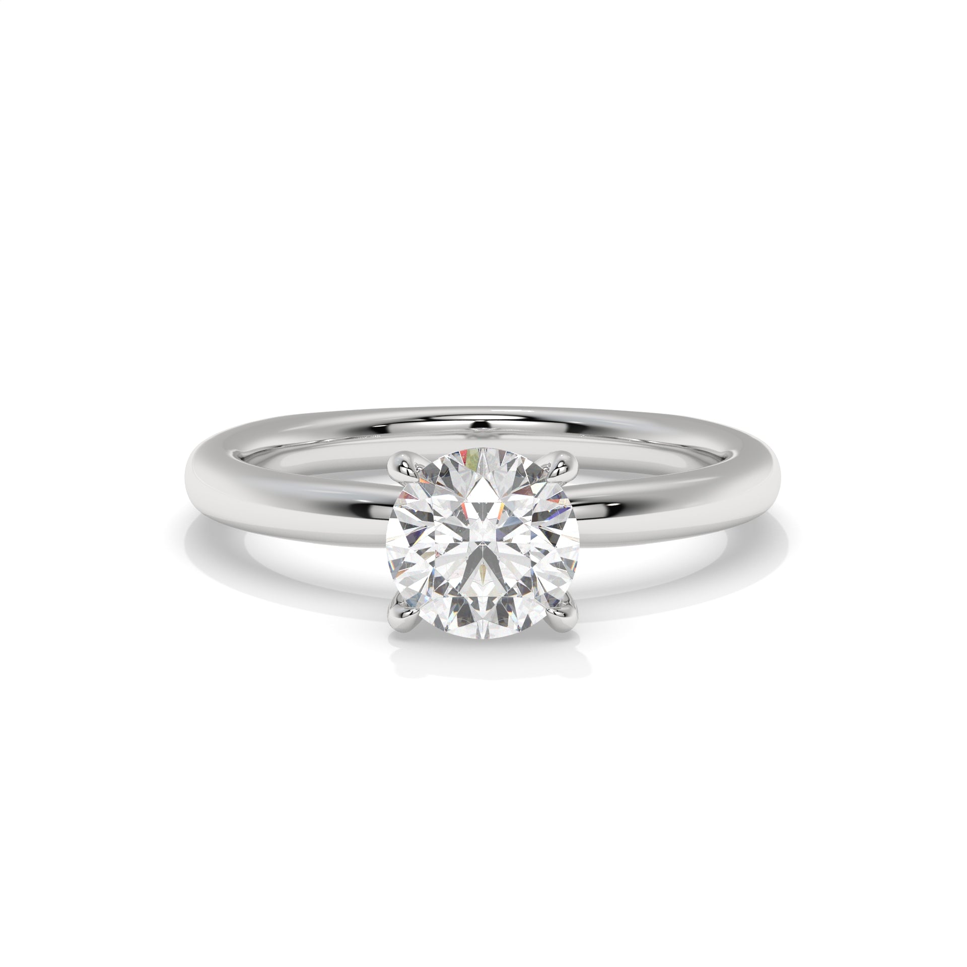 18K White Gold - 1.00