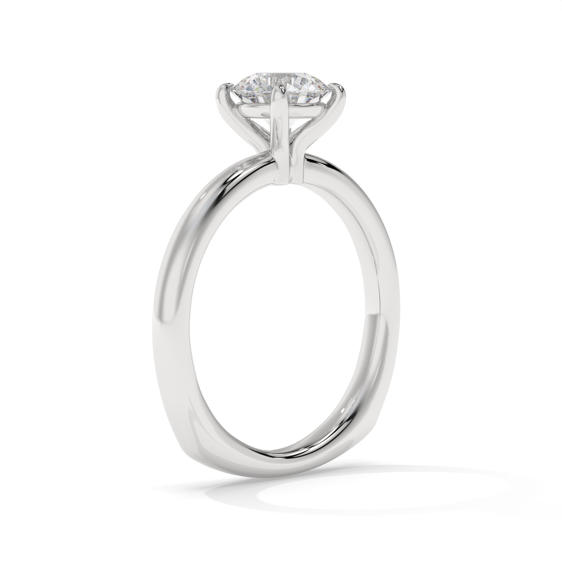 14K White Gold - 1.00