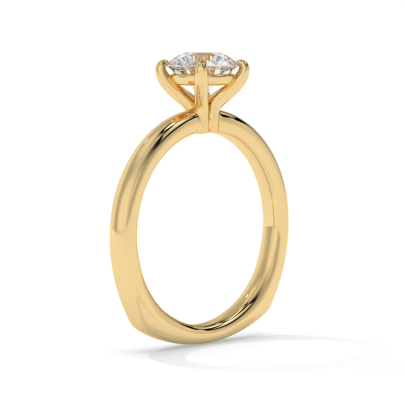14K Yellow Gold - 1.00