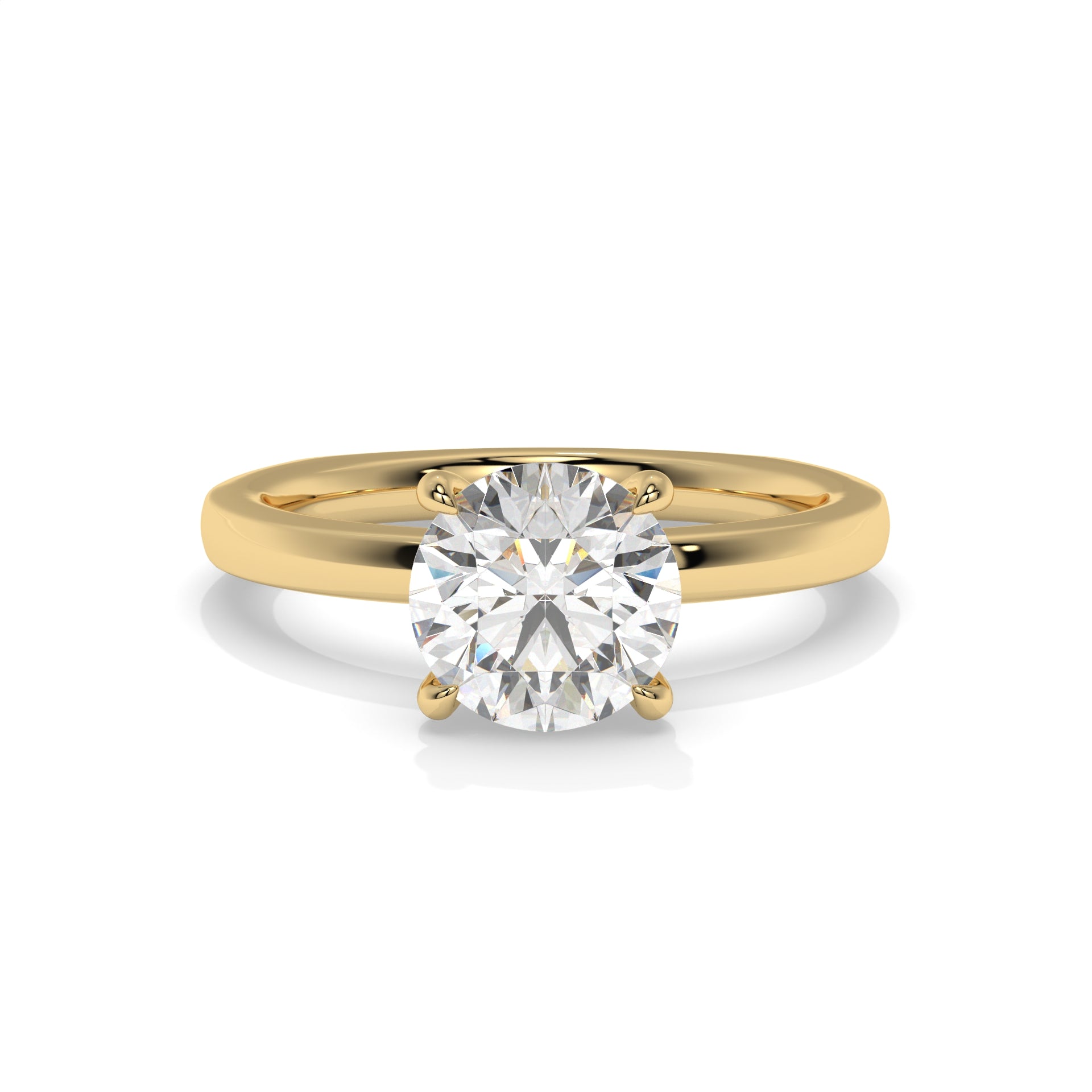 18K Yellow Gold - 2.00