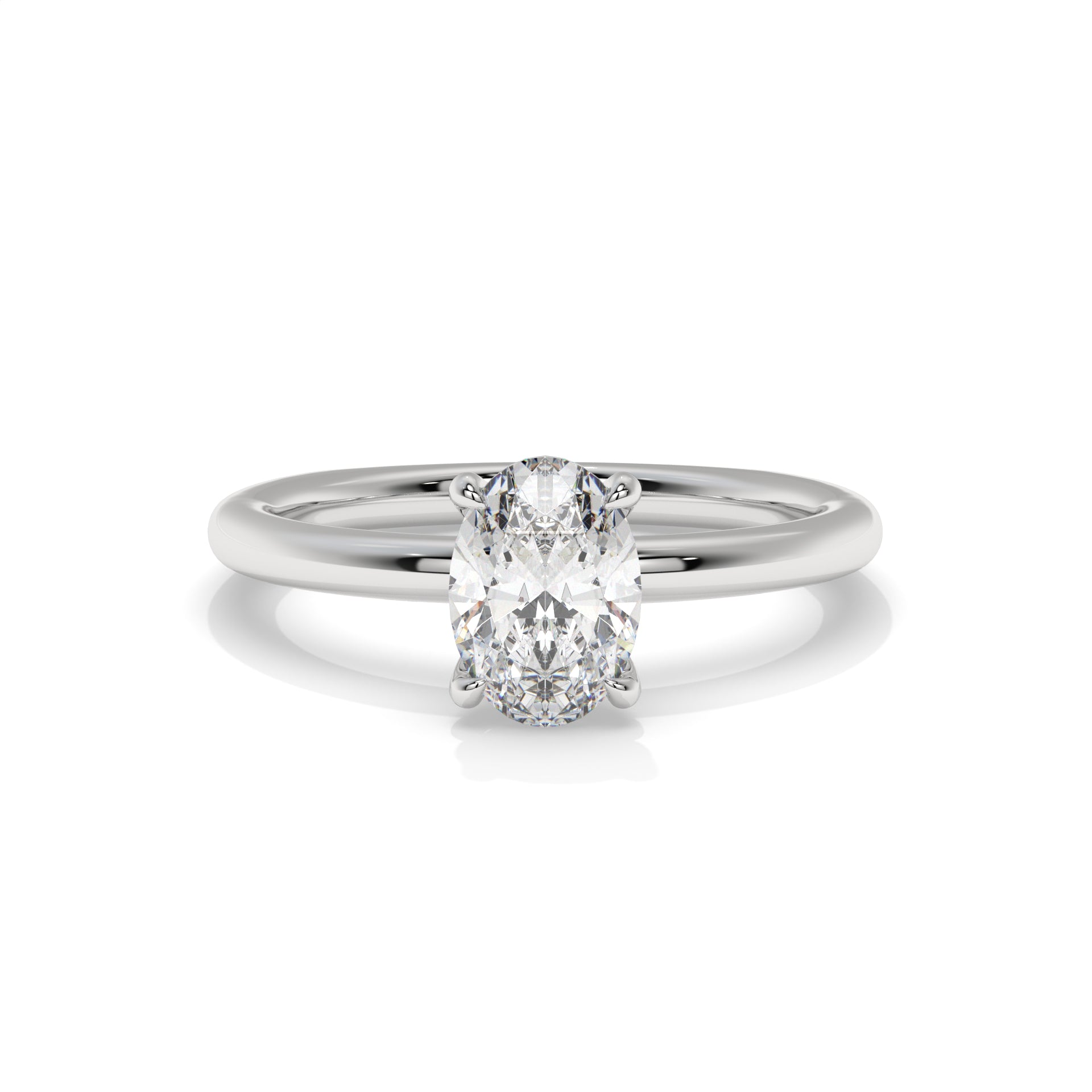 14K White Gold - 1.00