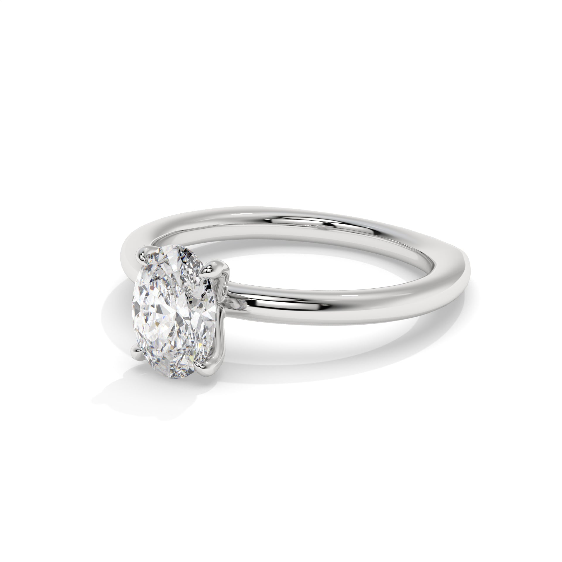 14K White Gold - 1.00