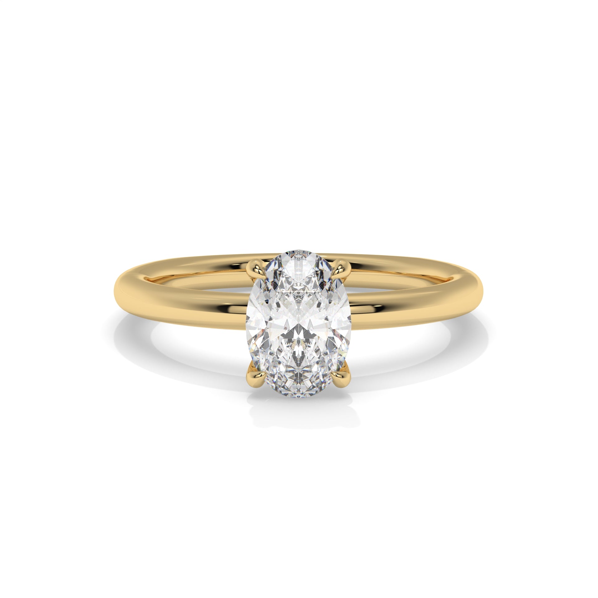 14K Yellow Gold - 1.00