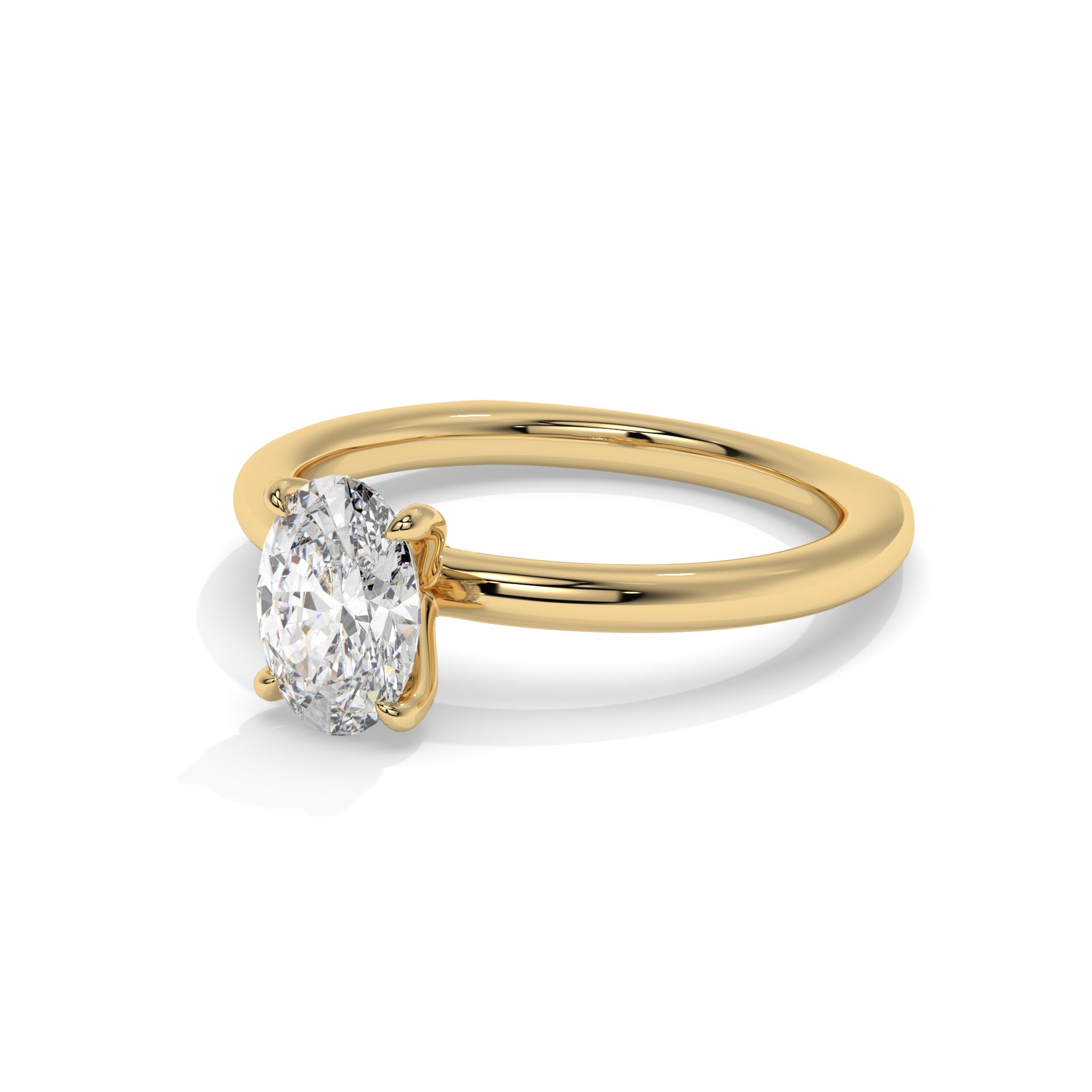 14K Yellow Gold - 1.00