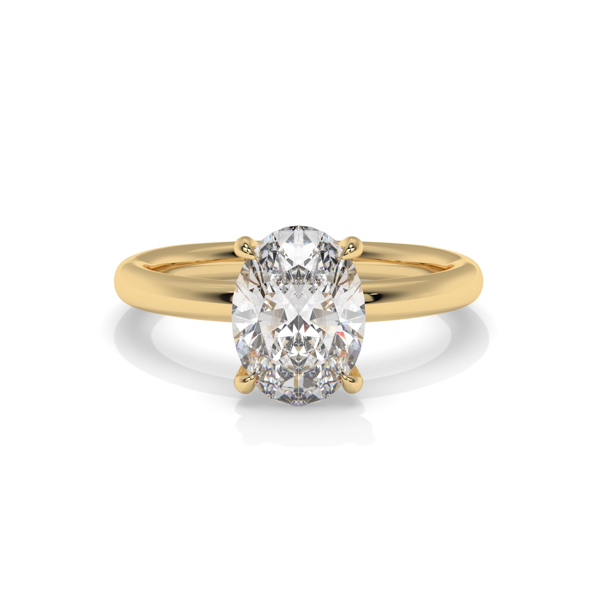 18K Yellow Gold - 2.00