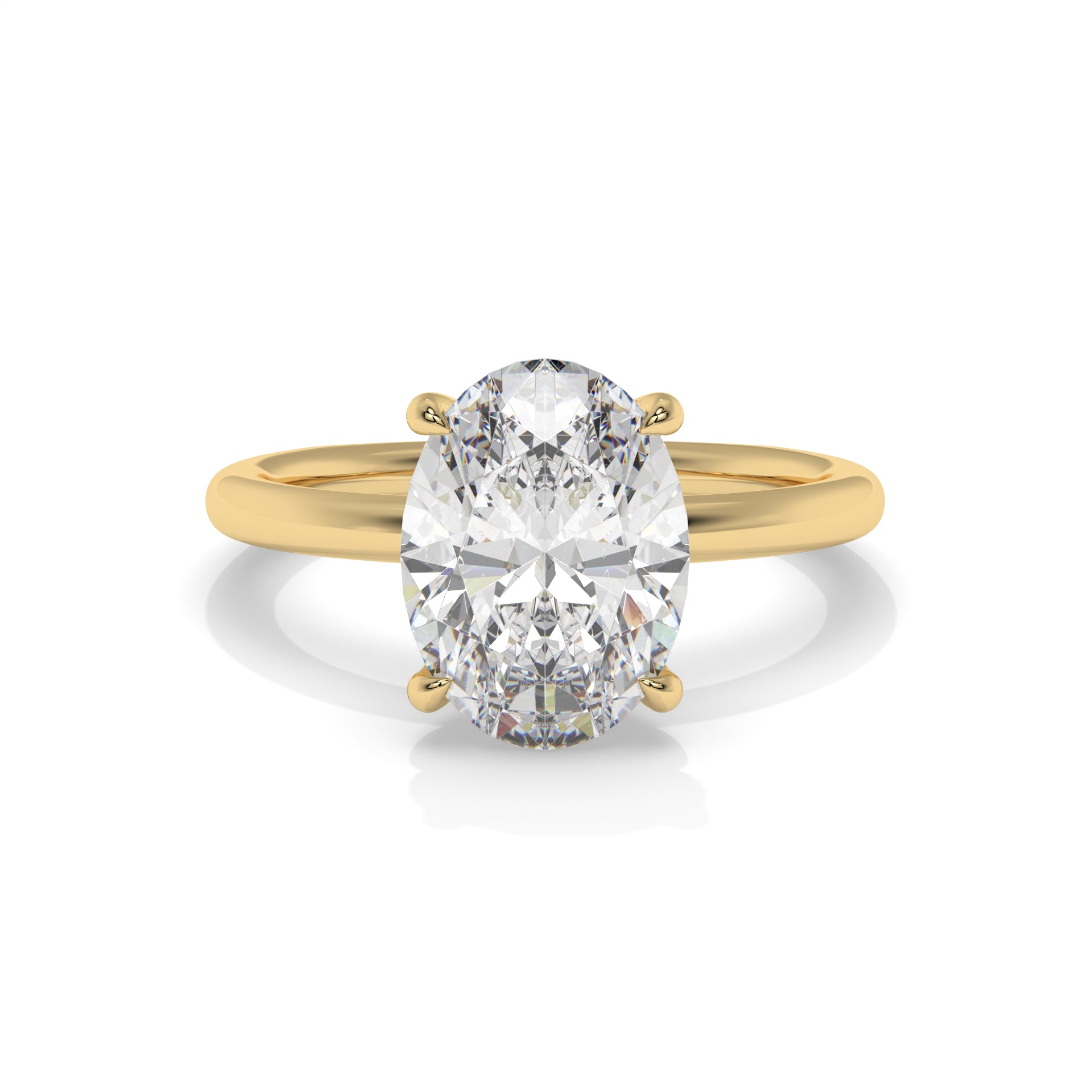 14K Yellow Gold - 3.00