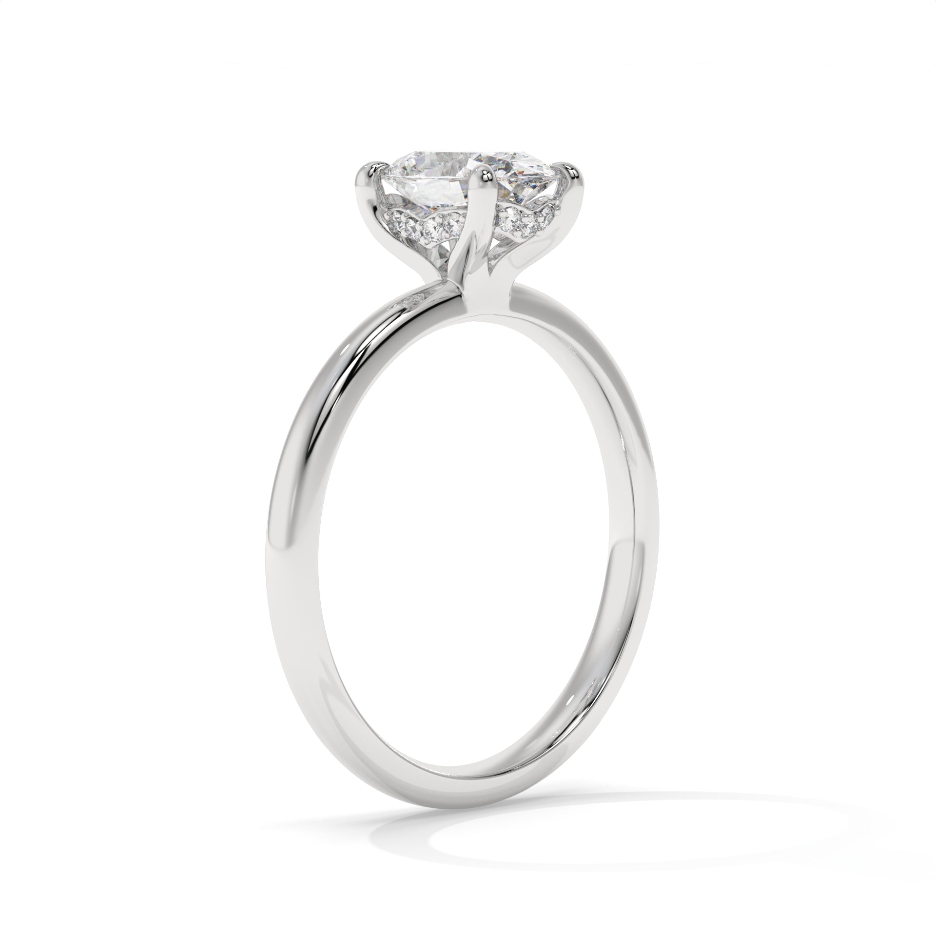 14K White Gold - 1.05