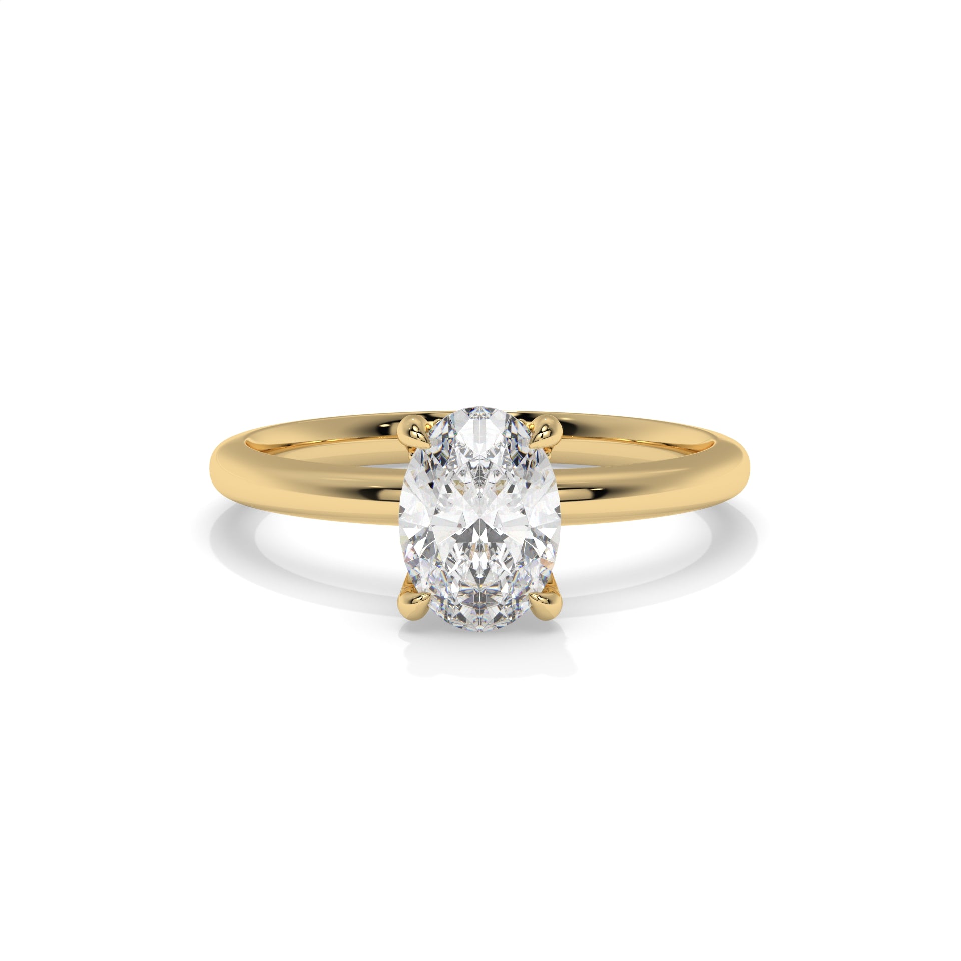 14K Yellow Gold - 1.05