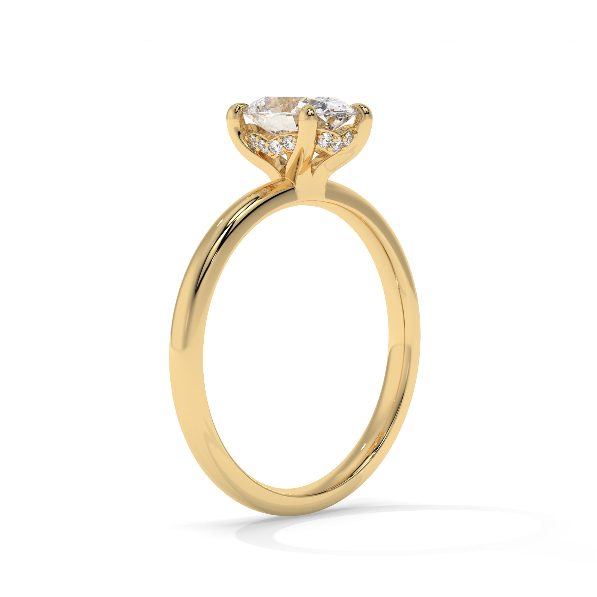 14K Yellow Gold - 1.05