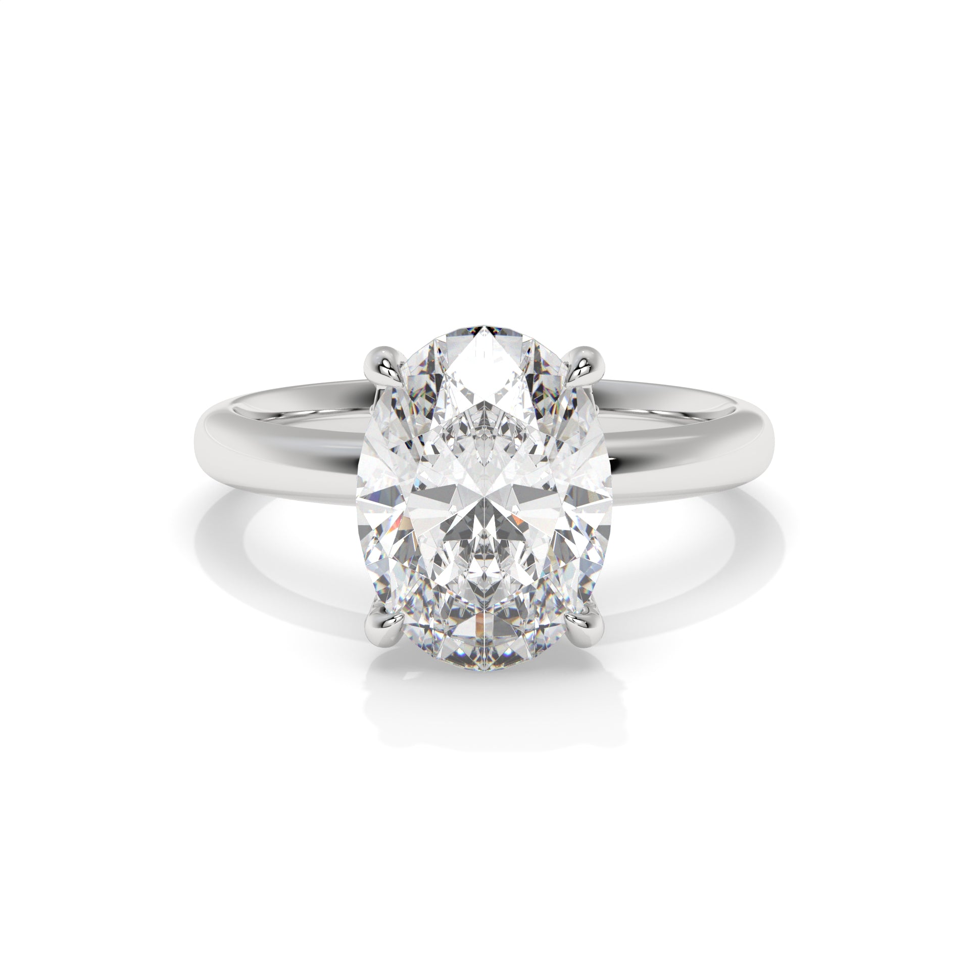 18K White Gold - 3.05