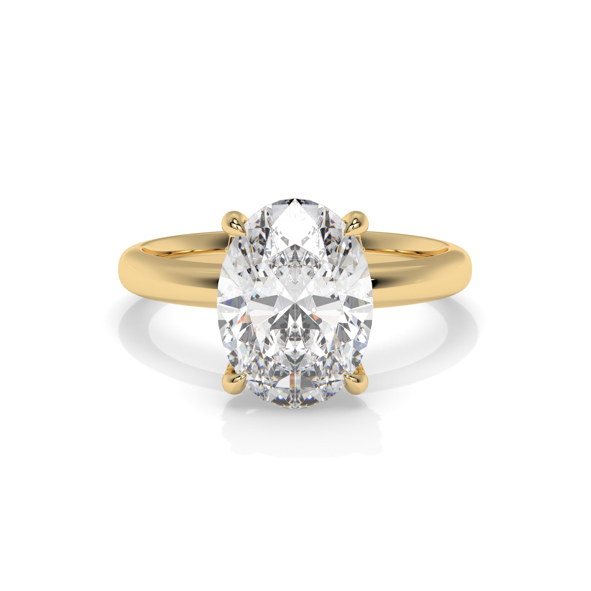 18K Yellow Gold - 3.05