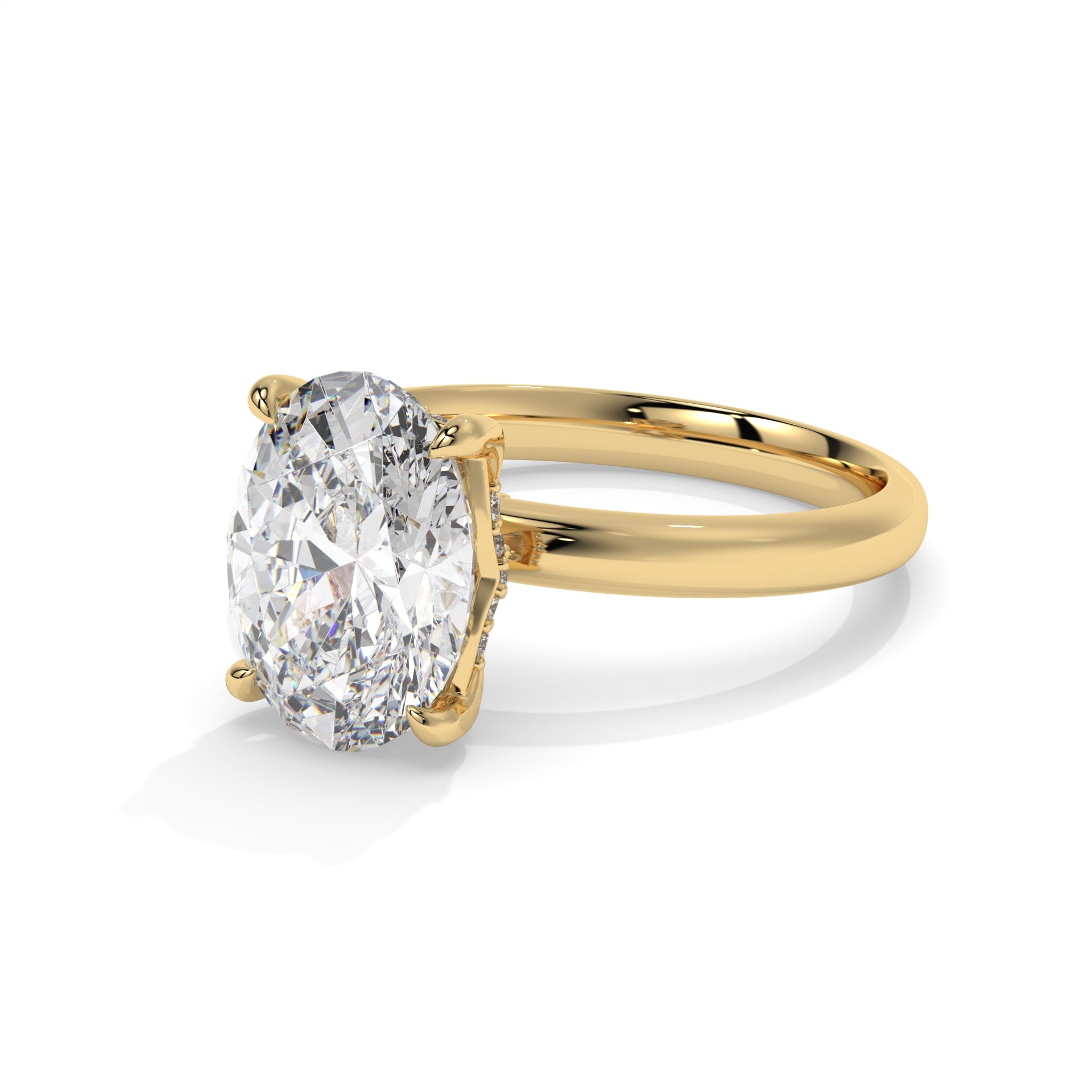 18K Yellow Gold - 3.05
