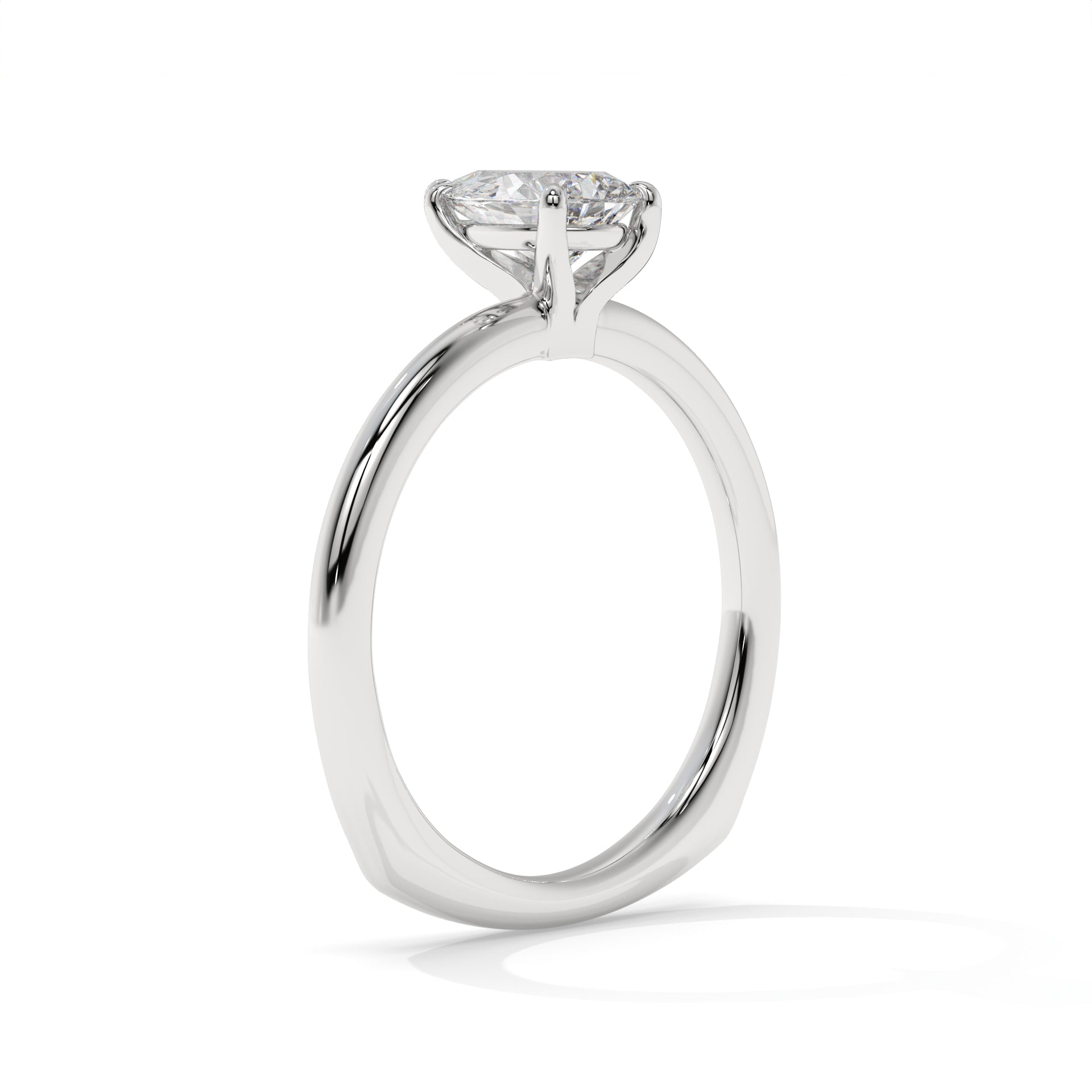 14K White Gold - 1.00