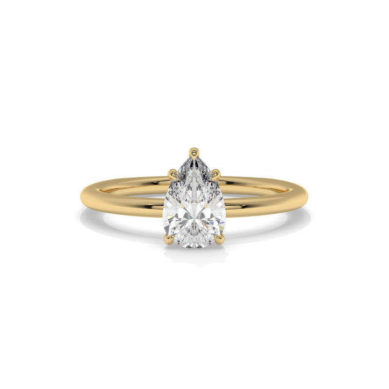 18K Yellow Gold - 1.00