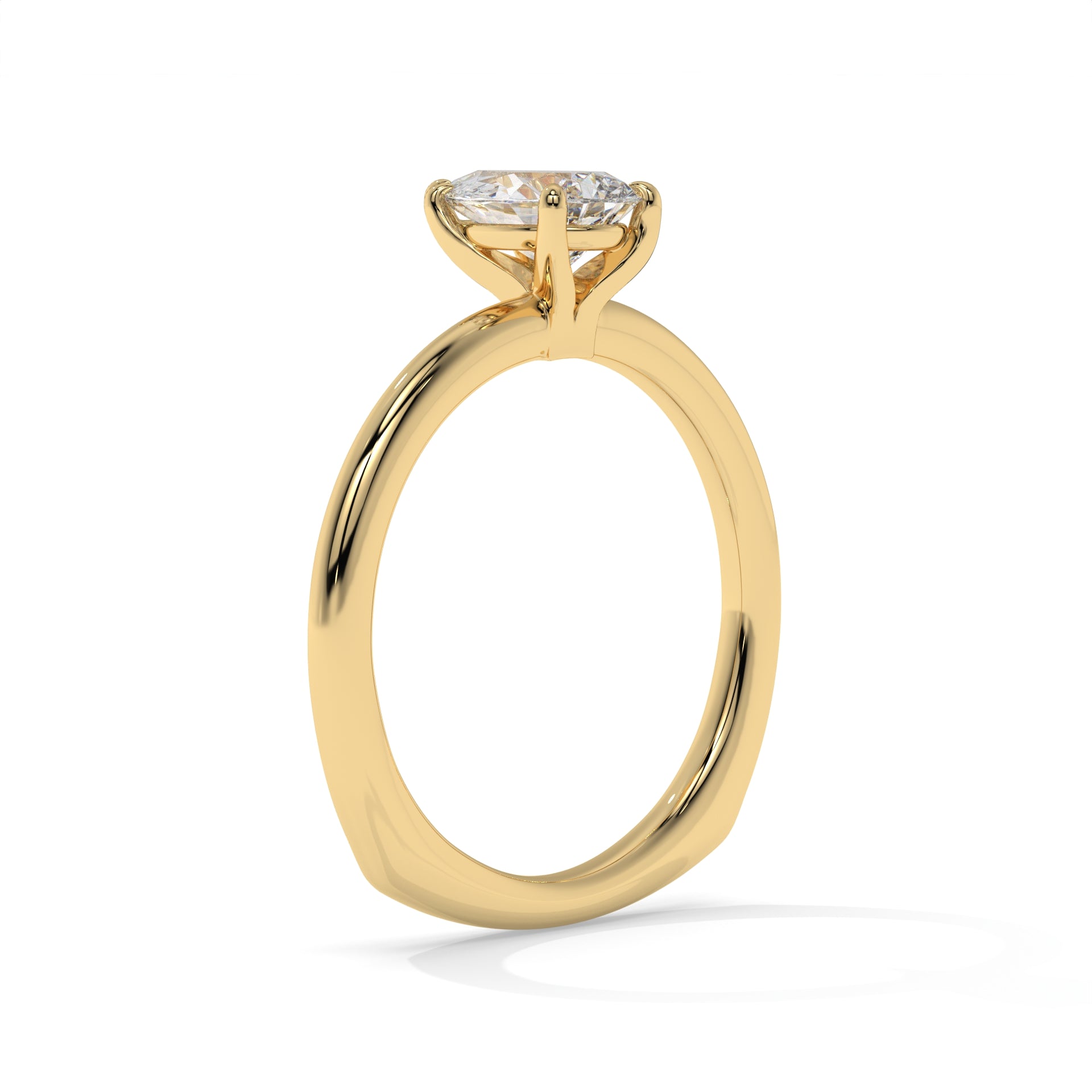 18K Yellow Gold - 1.00