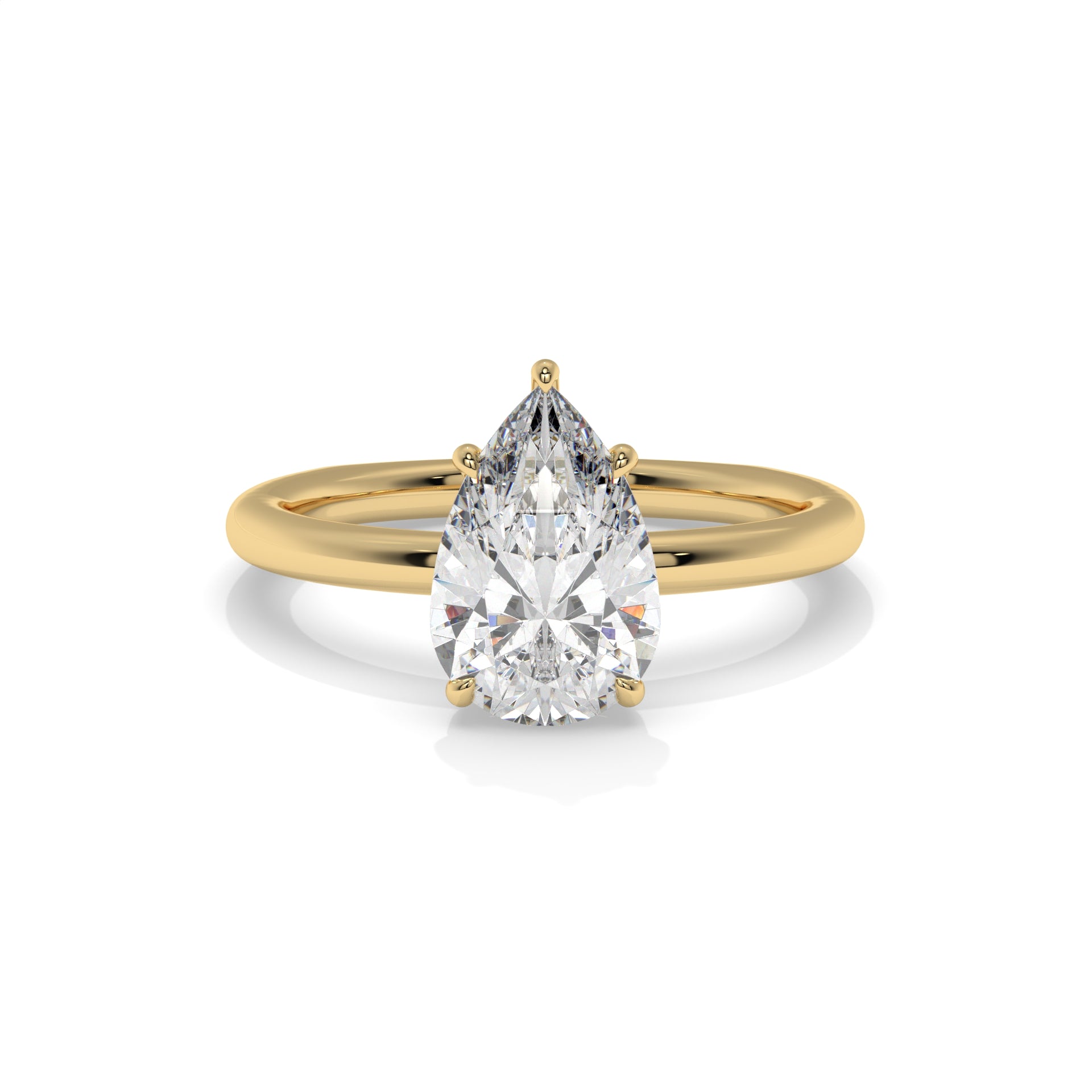 18K Yellow Gold - 2.00