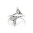 14K White Gold - Single Tail Pavé