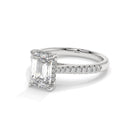 14K White Gold - Emerald