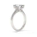 14K White Gold - Emerald