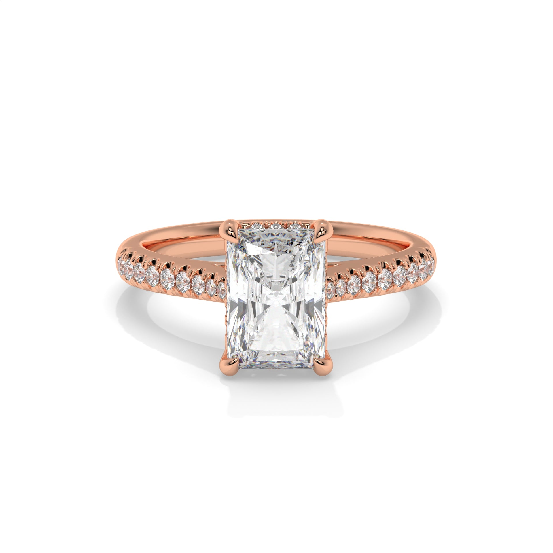 14K Rose Gold - Radiant