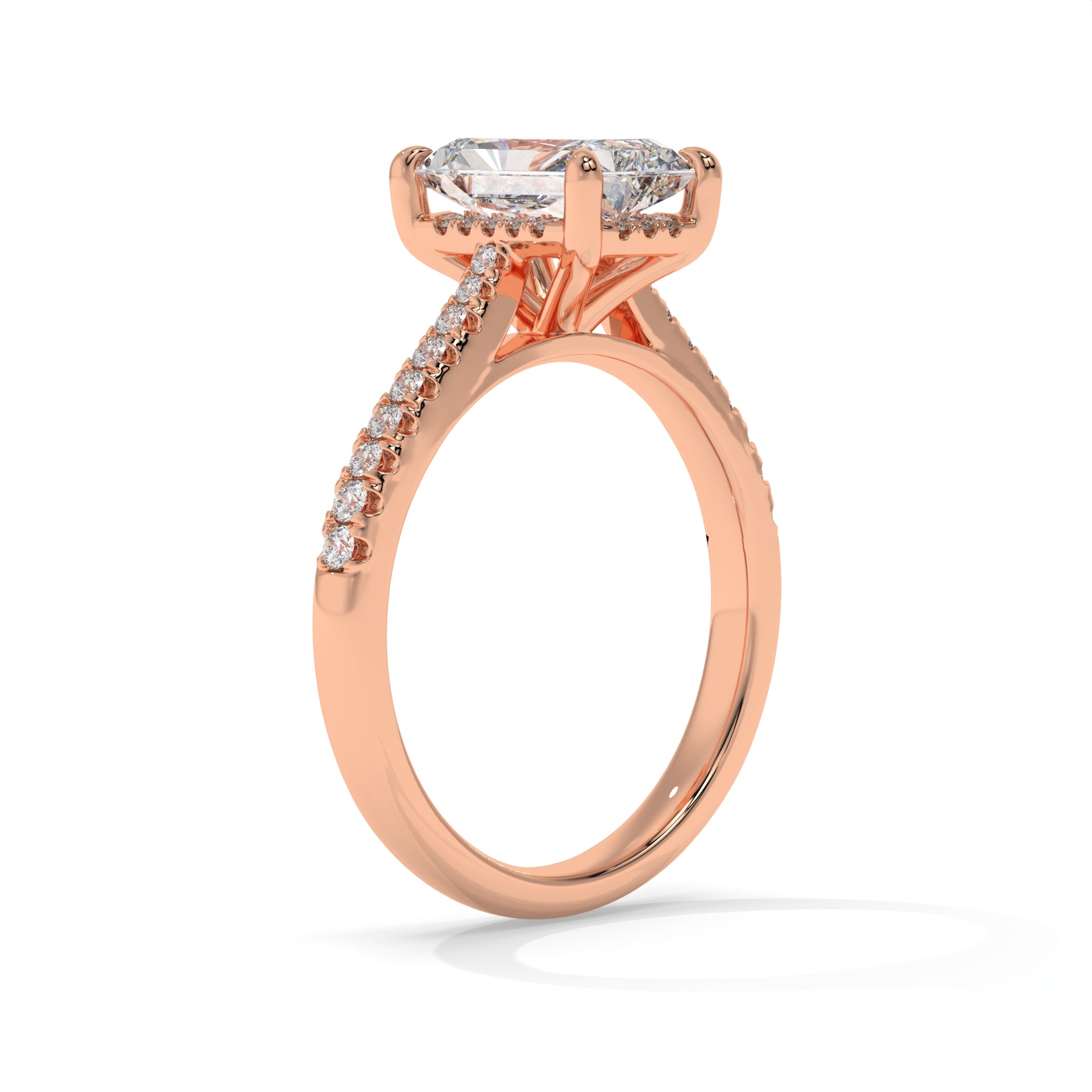 14K Rose Gold - Radiant