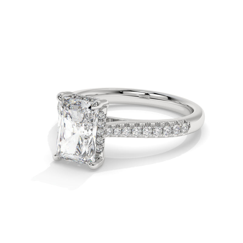 14K White Gold - Radiant